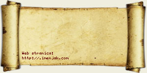 Hana Đaković vizit kartica